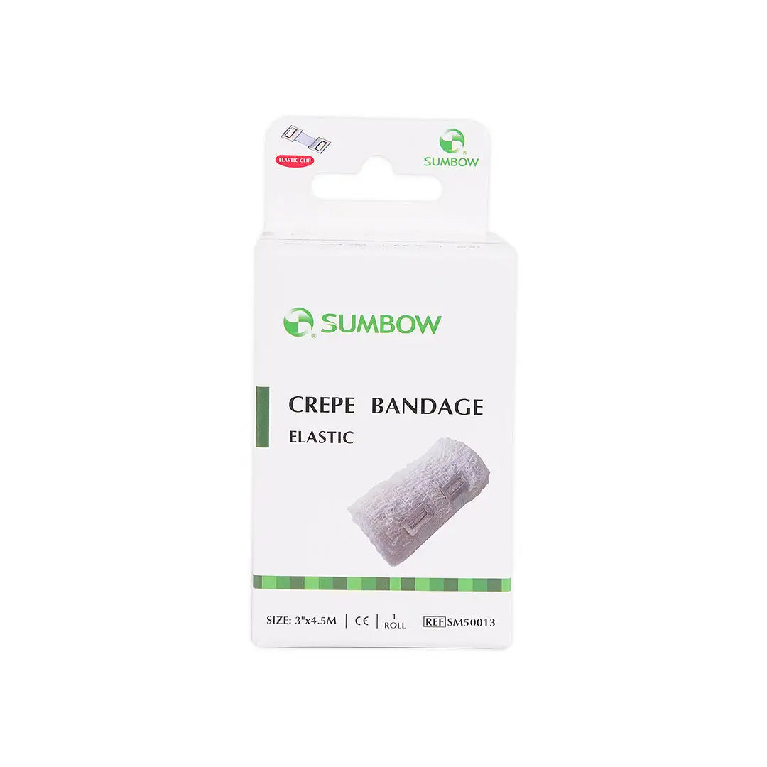 55382-Sumbow Crepe Elastic Bandage 7.5cmx4.5m 1pc +2