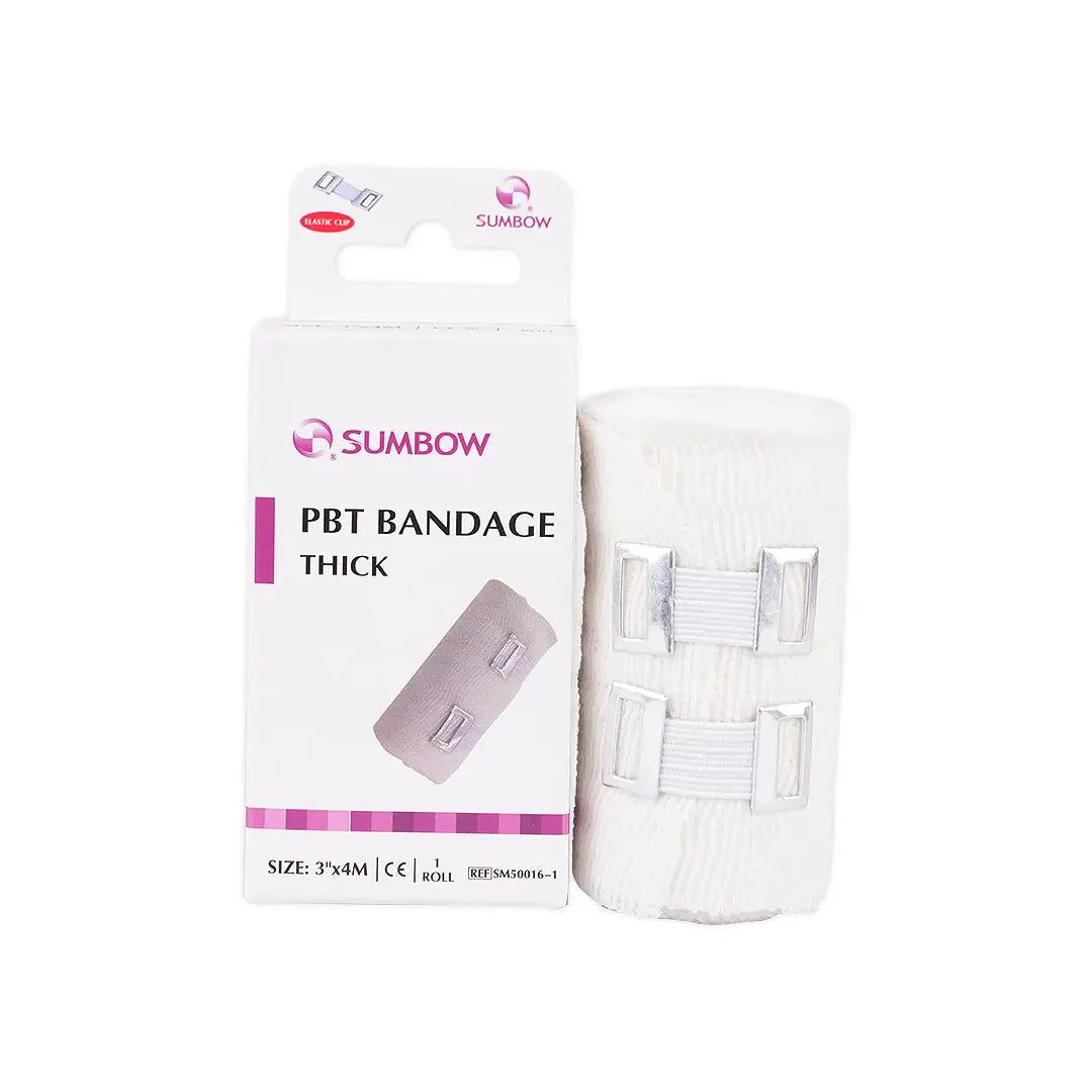 55384-Sumbow PBT Thick Bandage 7.5cmx4m 1pc