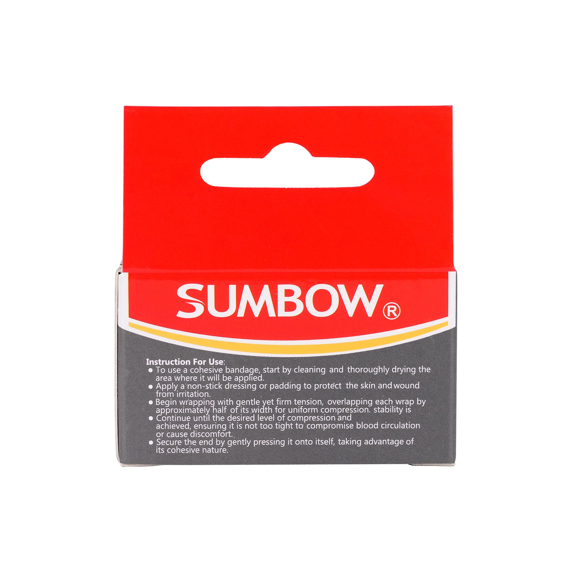 55387-Sumbow Cohesive Elastic Bandage 2.5cmx4.5m 1pc +2