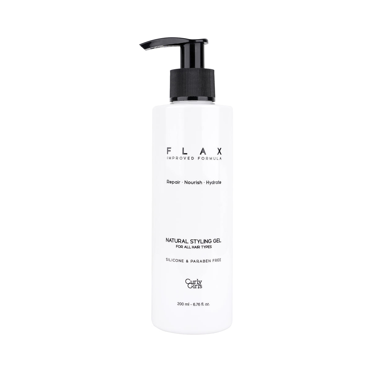 55400-Curly Girls Flax Natural Styling Gel 200ml