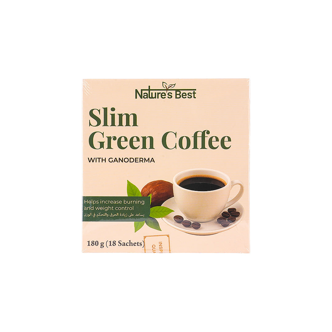 Natures Best Slim Green Coffee  With Ganoderma18 Sachets +1