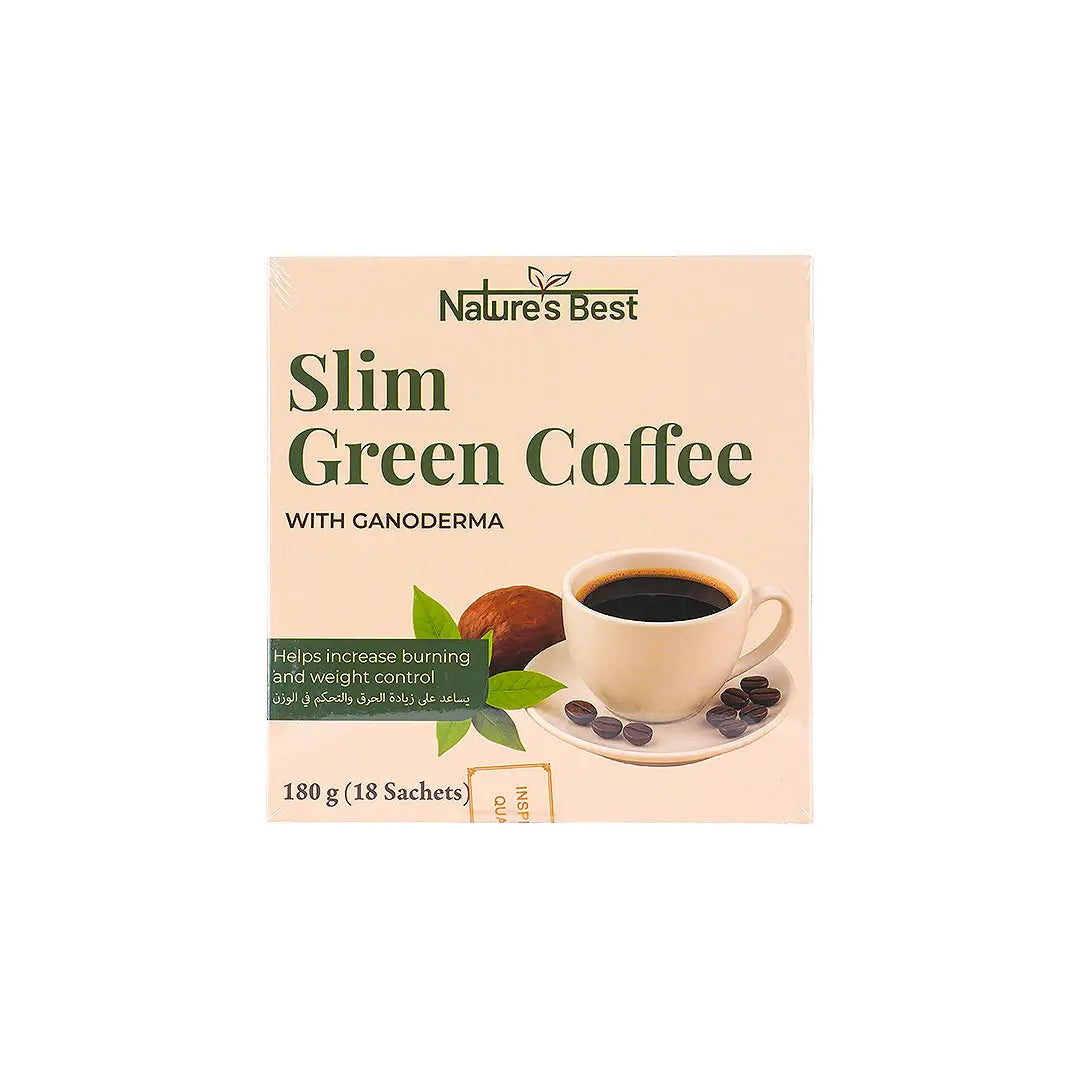 55404-Natures Best Slim Green Coffee  With Ganoderma18 Sachets +1