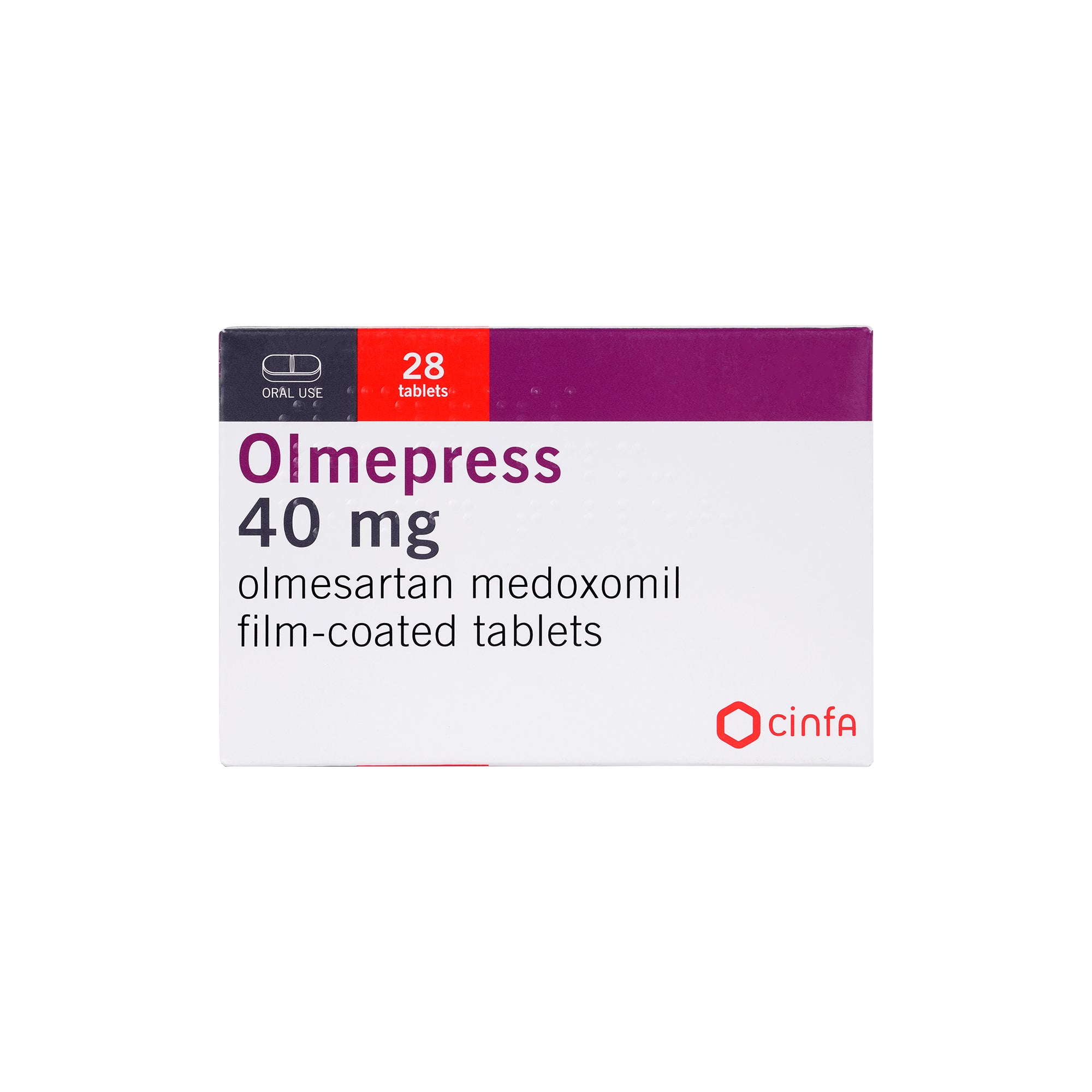 55410-Olmepress 40Mg 28  Tablets