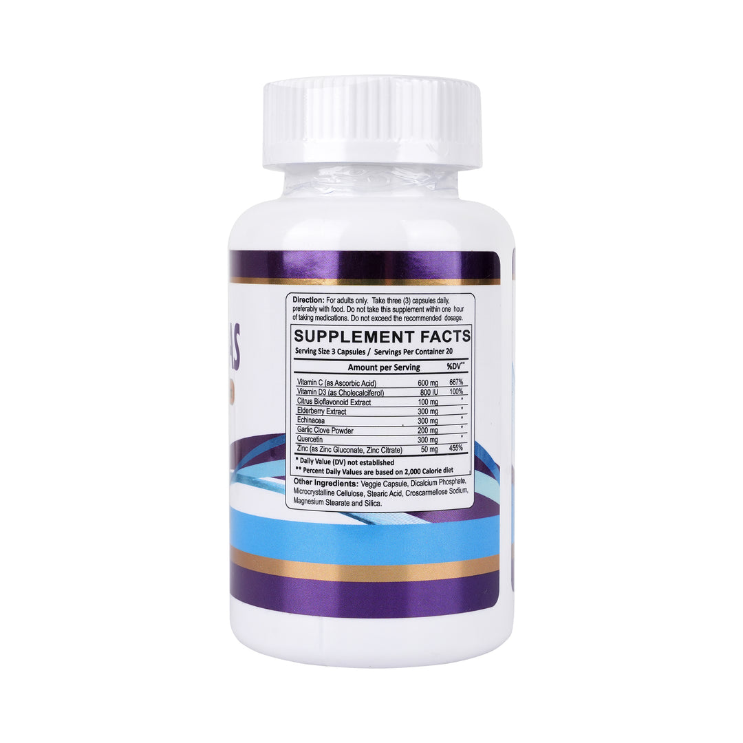 55412-Health Rx Immunemas 60 Veg Capsules +2