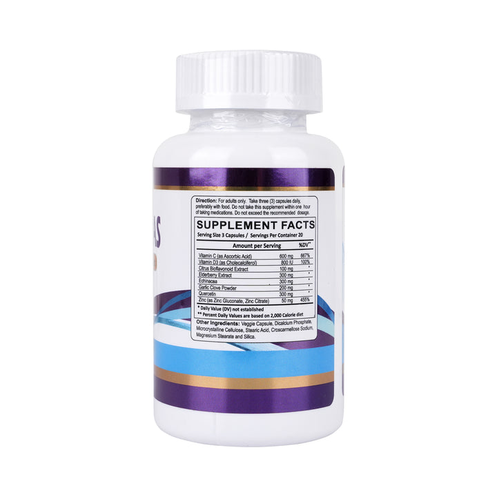 55412-Health Rx Immunemas 60 Veg Capsules +2