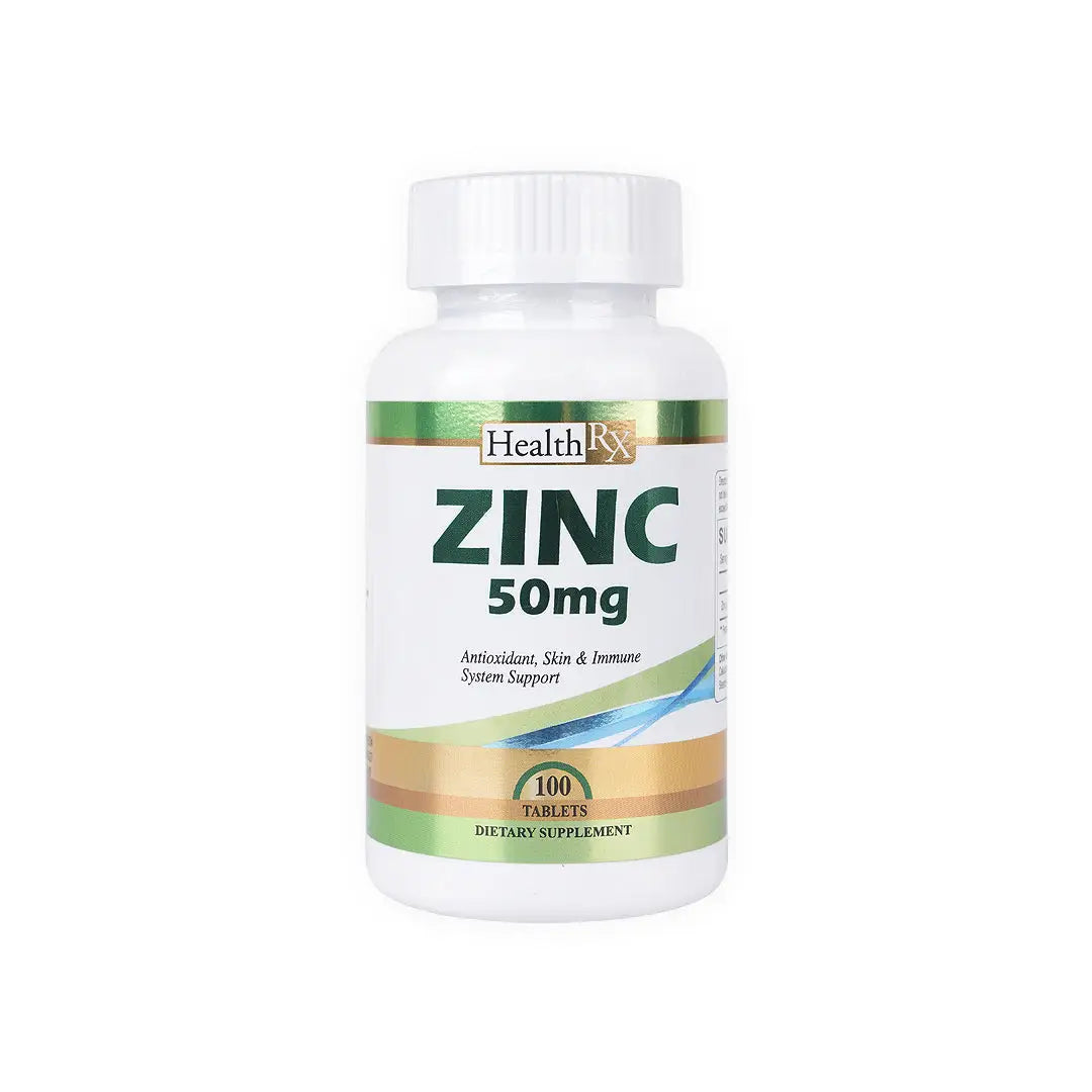 Health Rx Zinc 50mg 100 Tablets