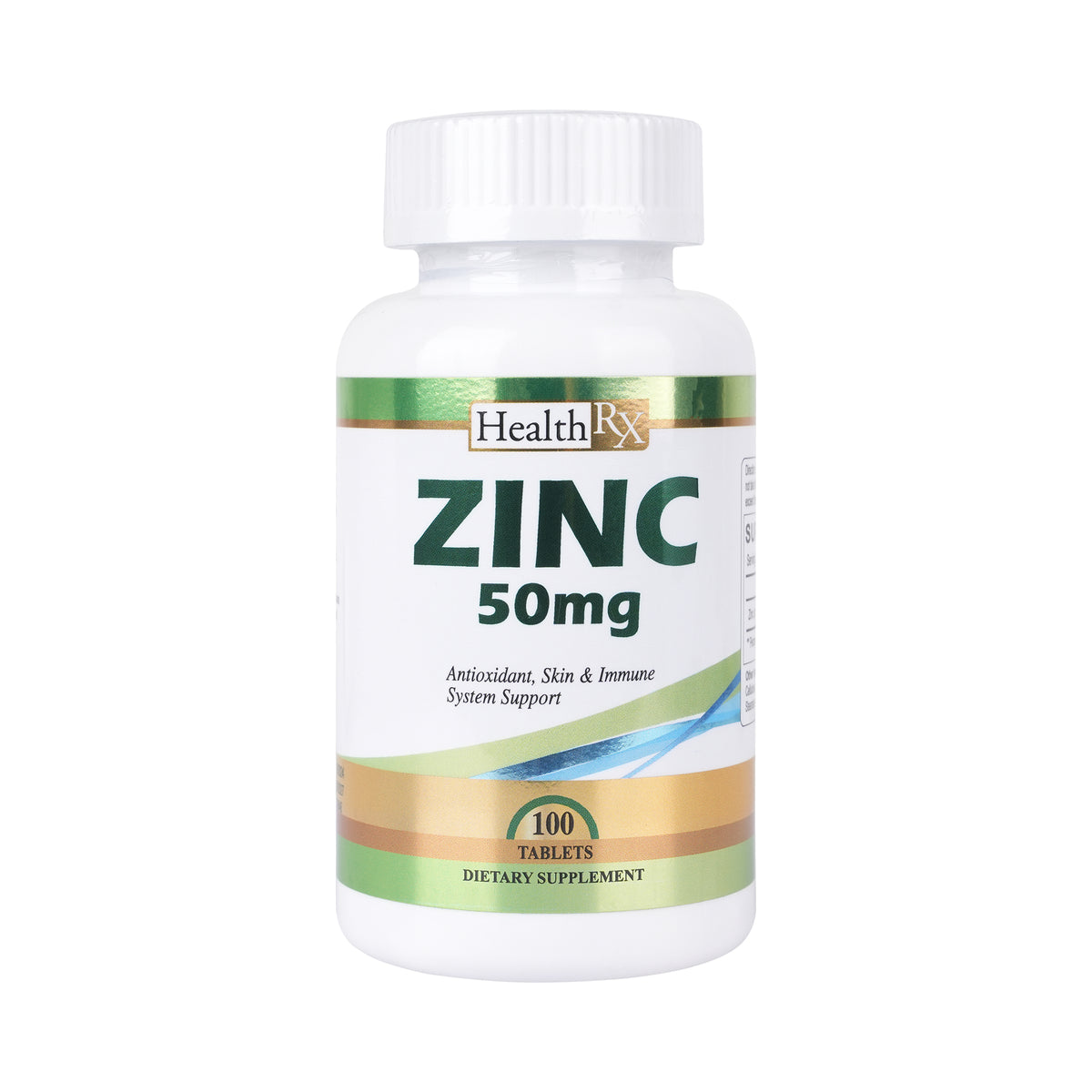 55414-Health Rx Zinc 50mg 100 Tablets
