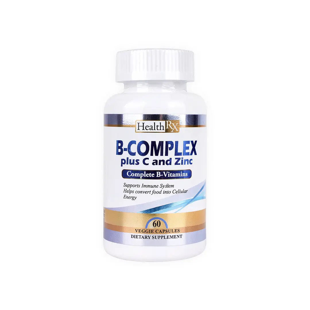 55416-Health Rx B-Complex Plus C And Zinc 60 Veggie Capsules
