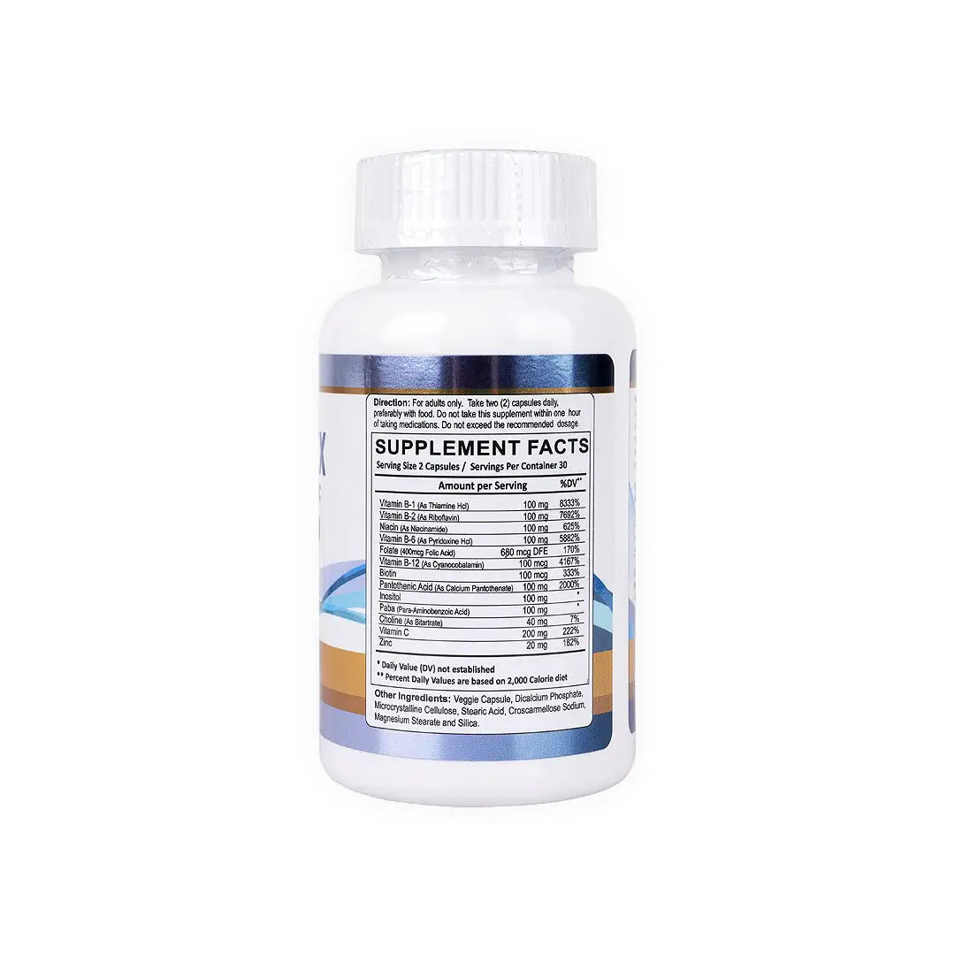 55416-Health Rx B-Complex Plus C And Zinc 60 Veggie Capsules +1