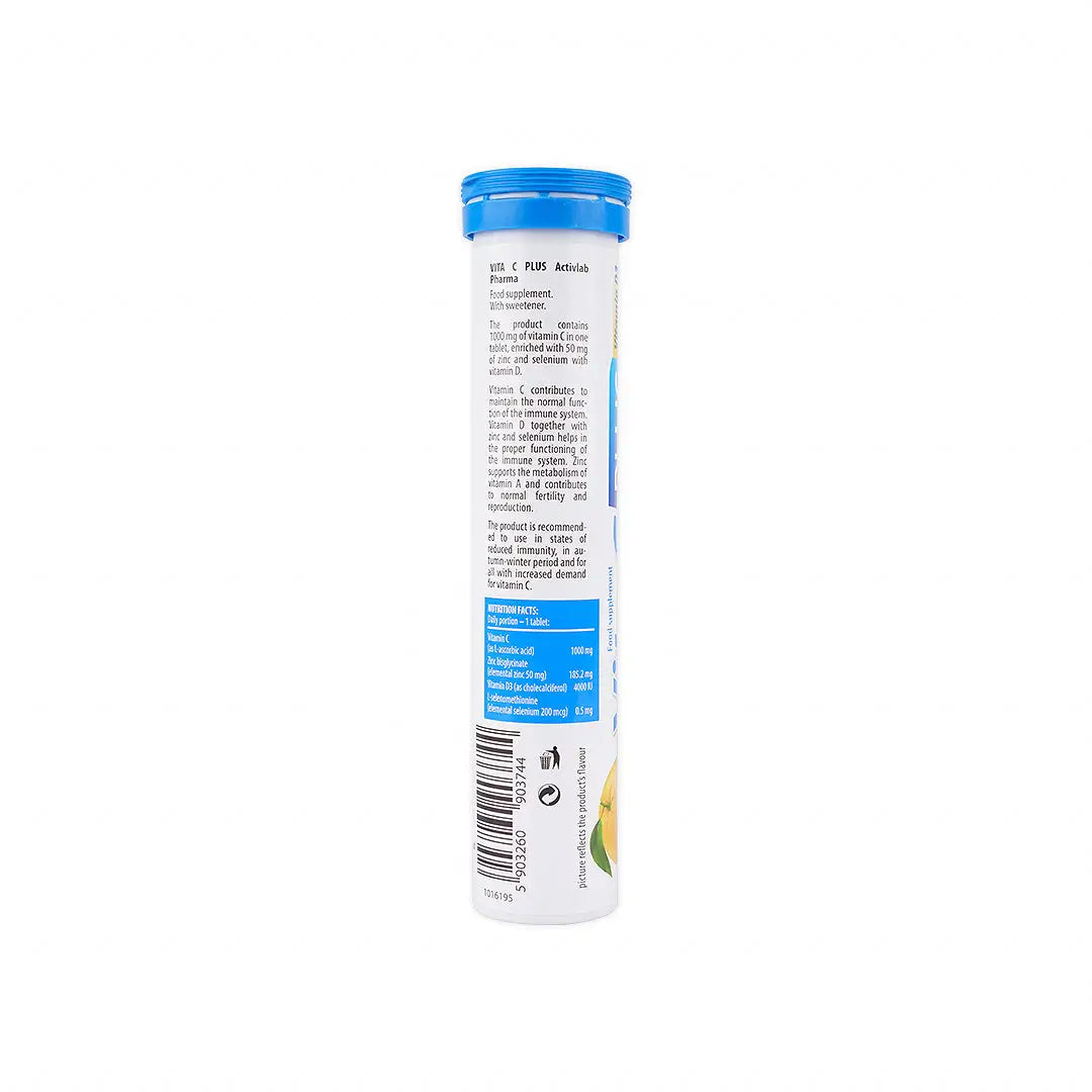 55423-Activlab Pharma Vita C Plus 20 Effer Tablets +1