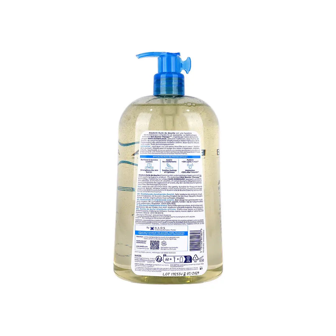 55424-Bioderma Atoderm Huile De Douche 1 Litre +3
