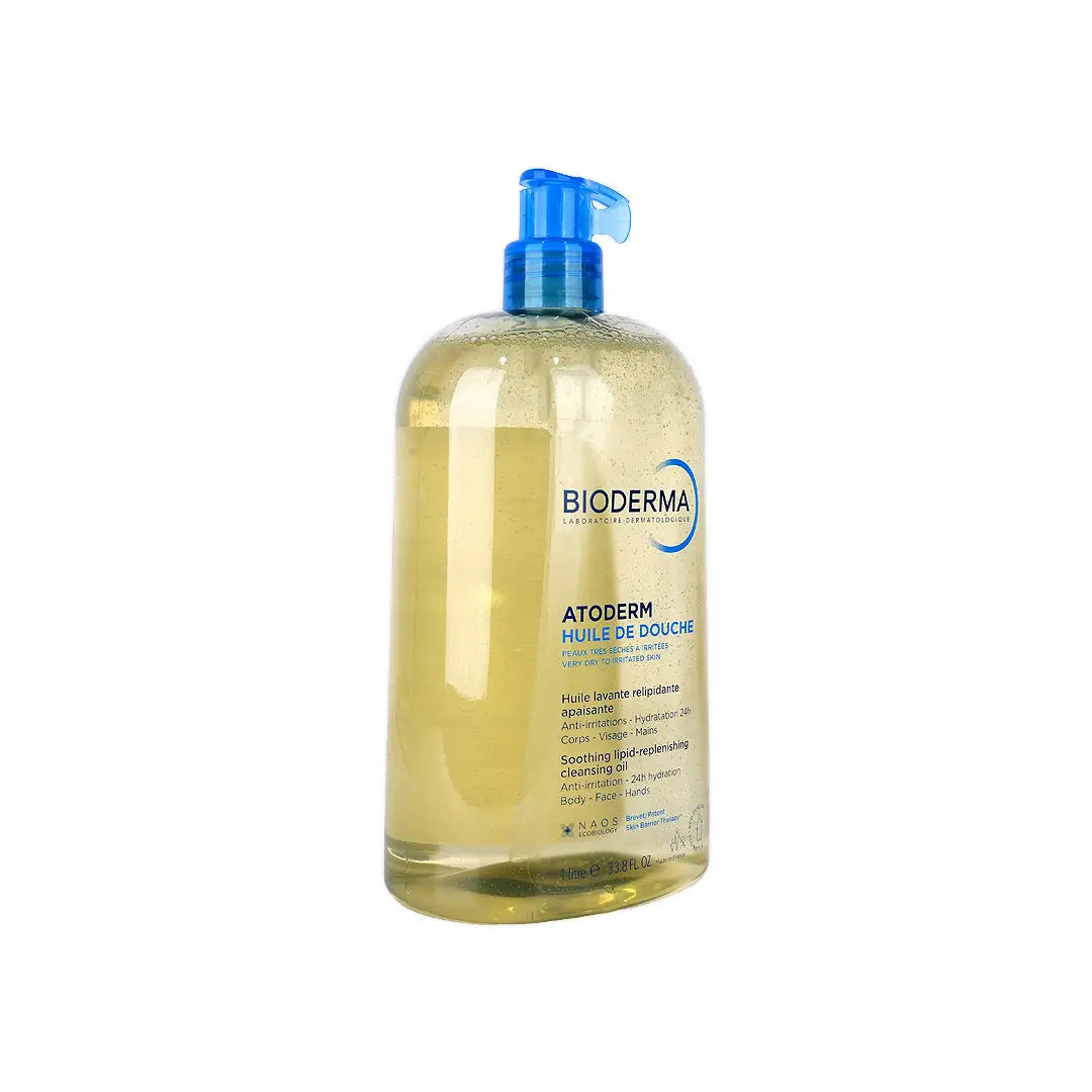 55424-Bioderma Atoderm Huile De Douche 1 Litre +2