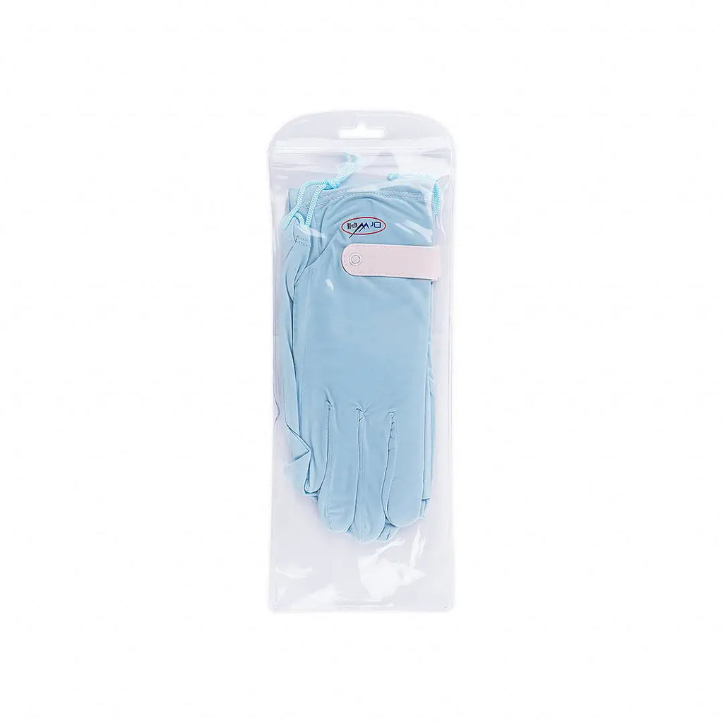 Dr Well Gloves Ice Slik Upf 50+Uvb 95% GIS02 Blue