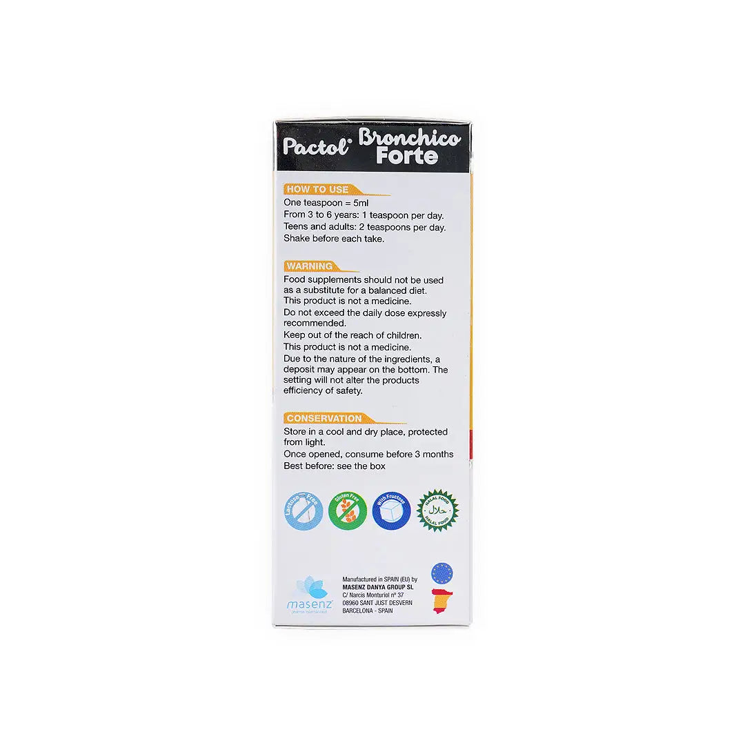 Pactol Bronchico Forte Syrup 100ml