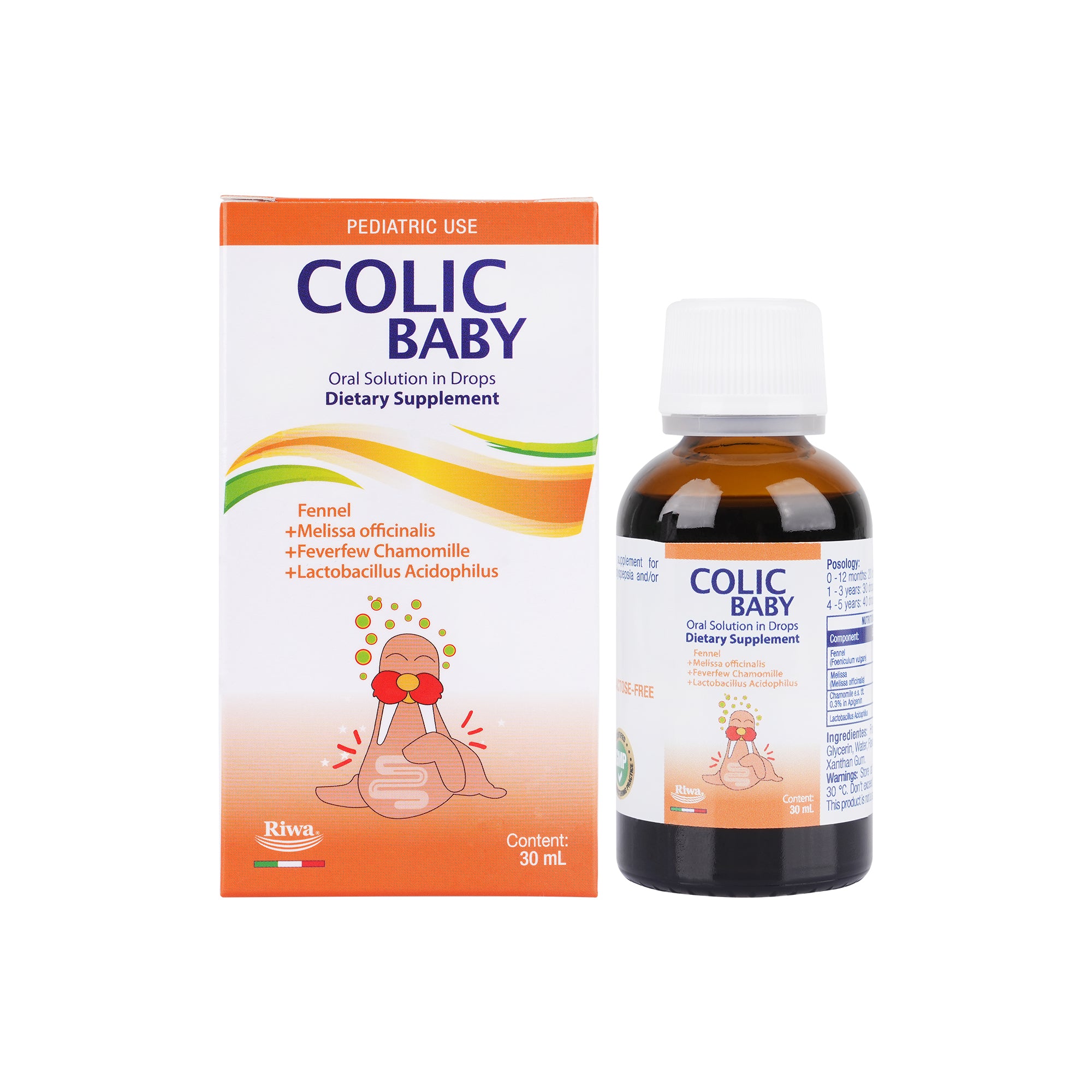 55442-Riwa Colic Baby Oral Solution In Drops 30ml