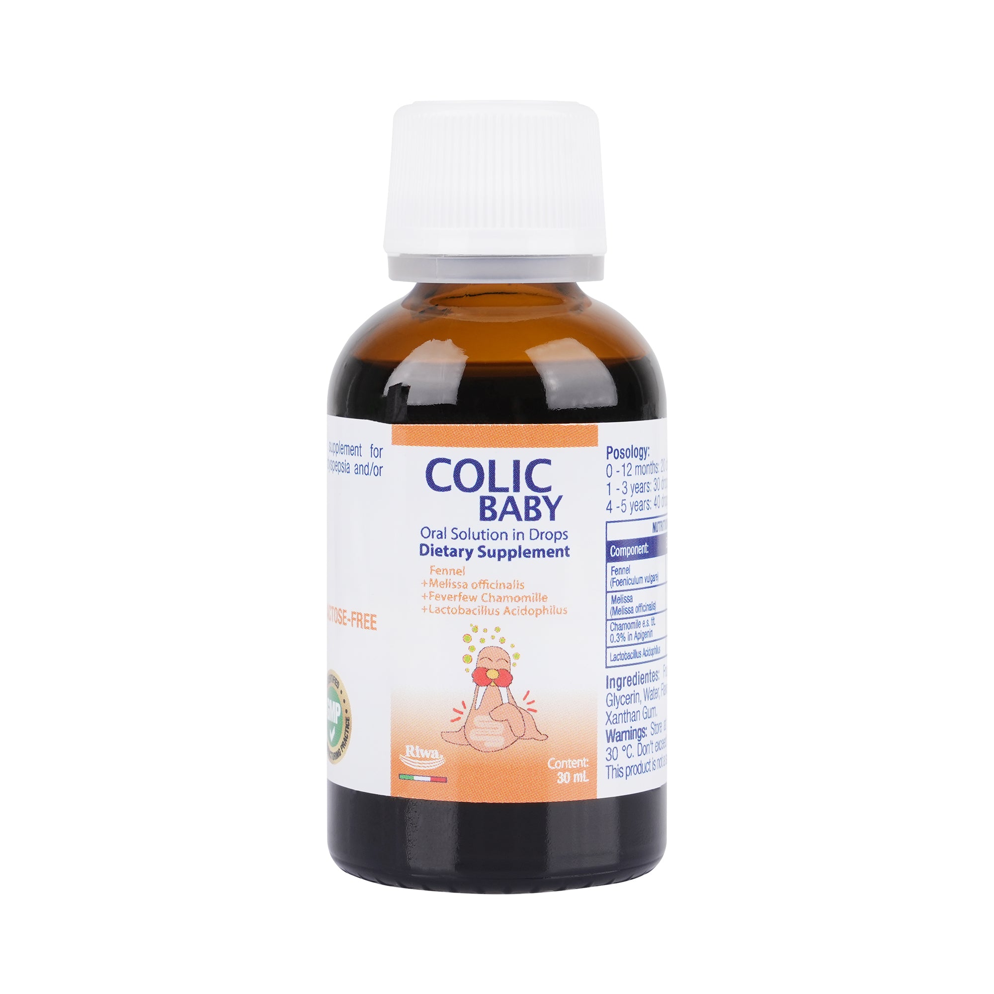 55442-Riwa Colic Baby Oral Solution In Drops 30ml +1