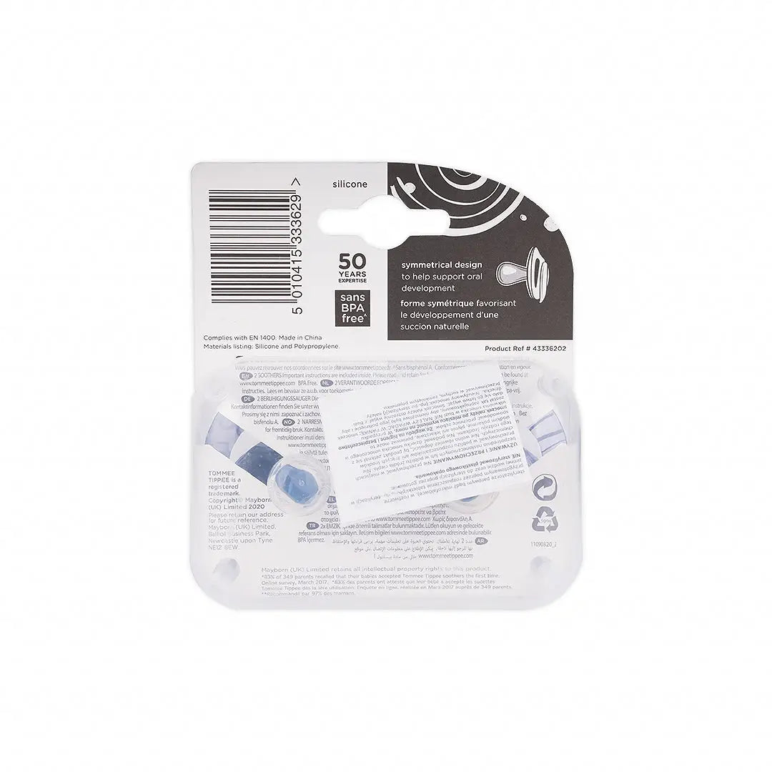 Tommee Tippee Night Time Soother 6-18M 2X-3629