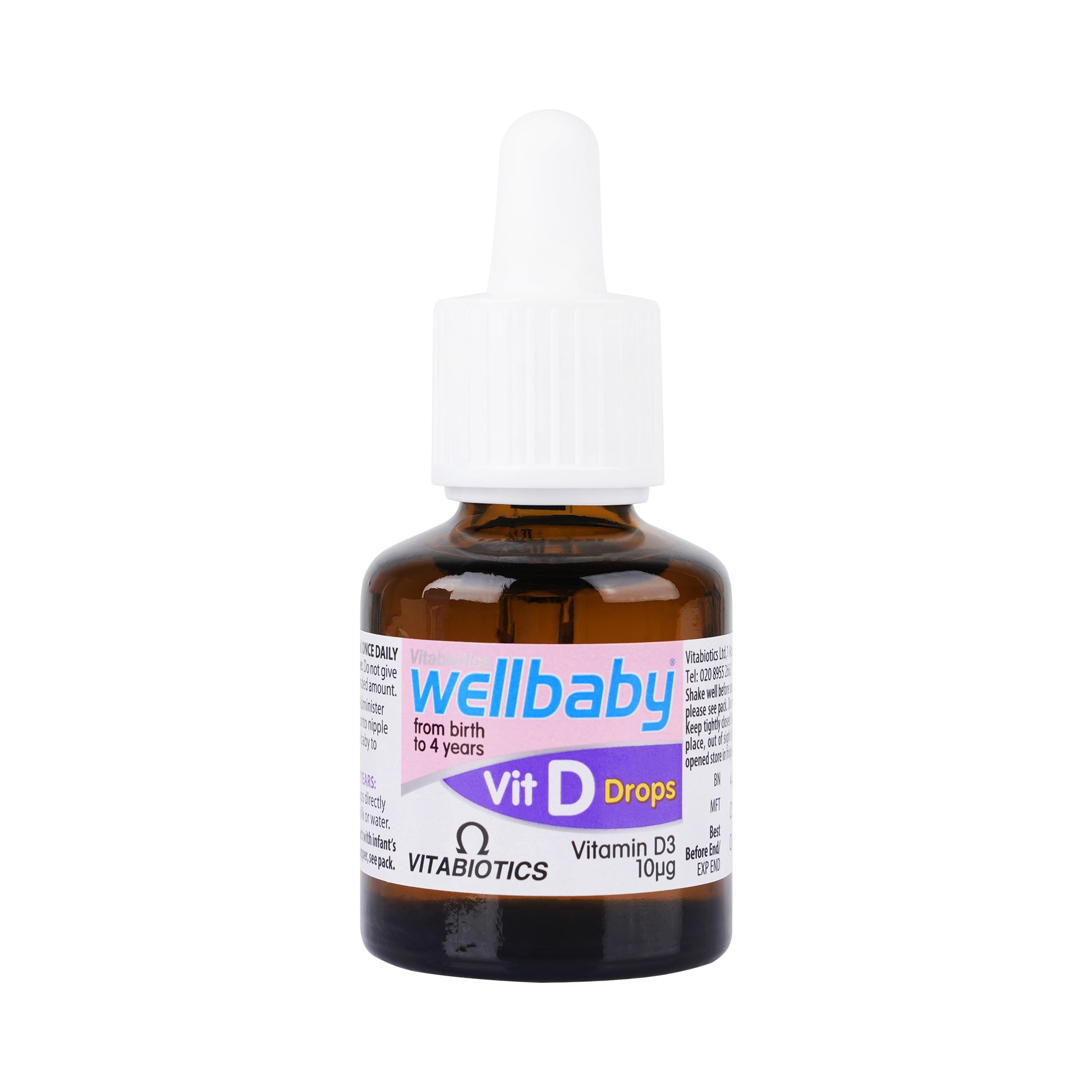 55446-Vitabiotics Wellbaby Vitamin D Drops 30ml +1