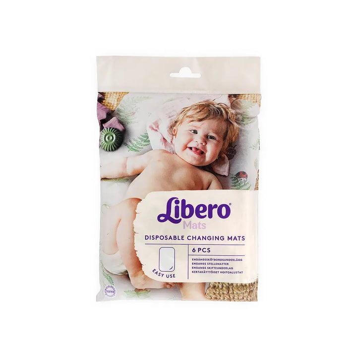 55457-Libero Disposable Changing Mats 6Pcs