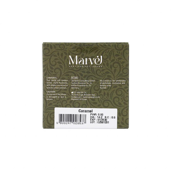 55459-Marvel Contact Lenses Caramel +5