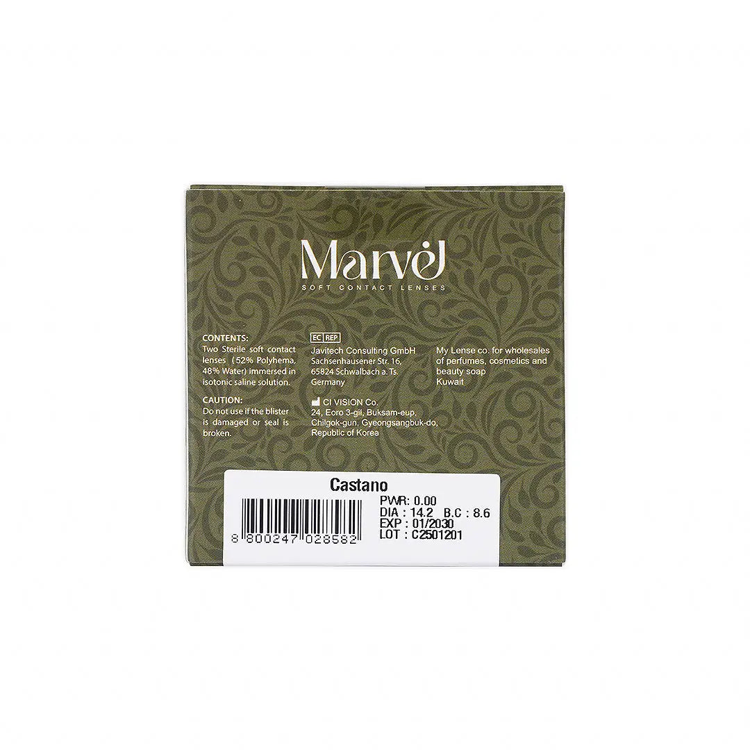 55460-Marvel Contact Lenses Castano +5