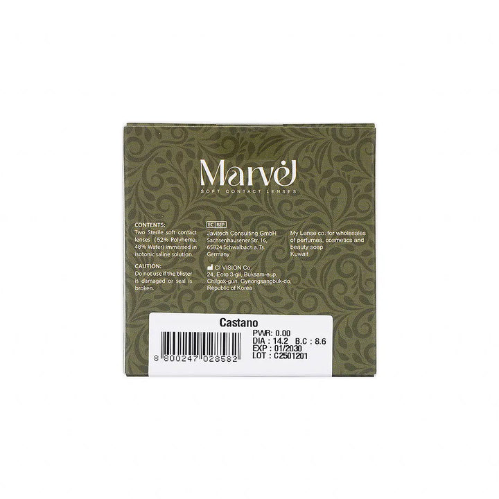 55460-Marvel Contact Lenses Castano +5