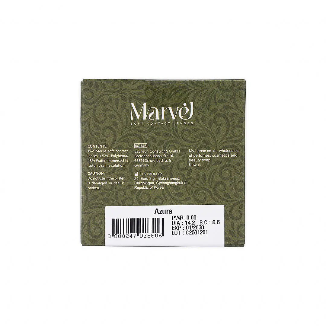 55464-Marvel Contact Lenses Azure +5