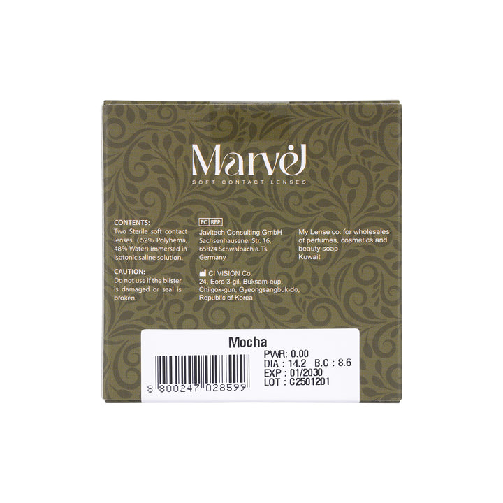 55466-Marvel Contact Lenses Mocha +3