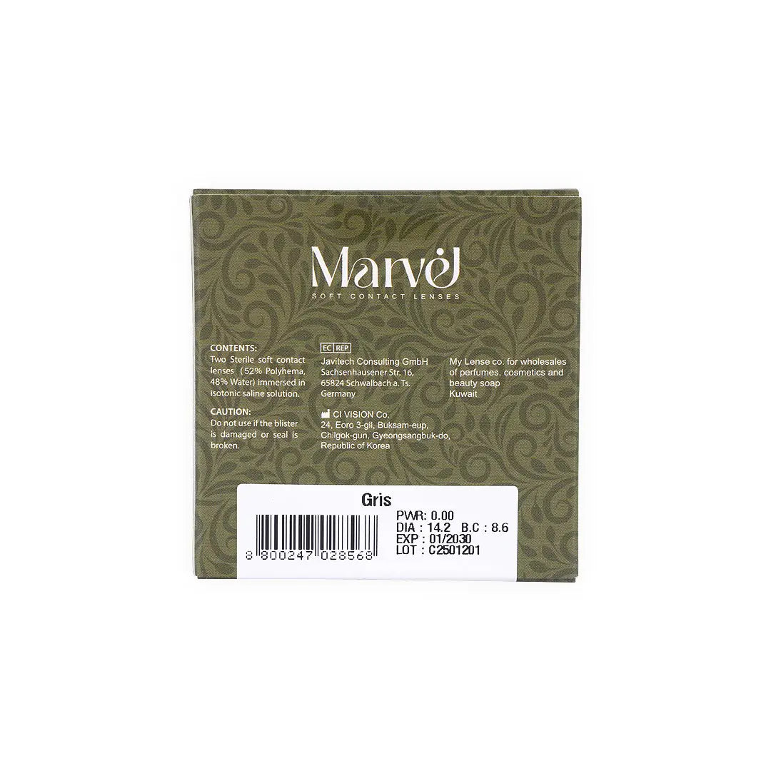 Marvel Contact Lenses Gris