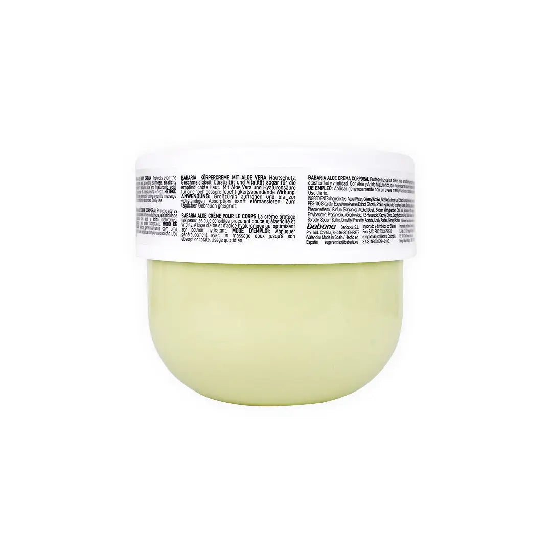 Babaria Body Cream Corporal 400ml-Aloe