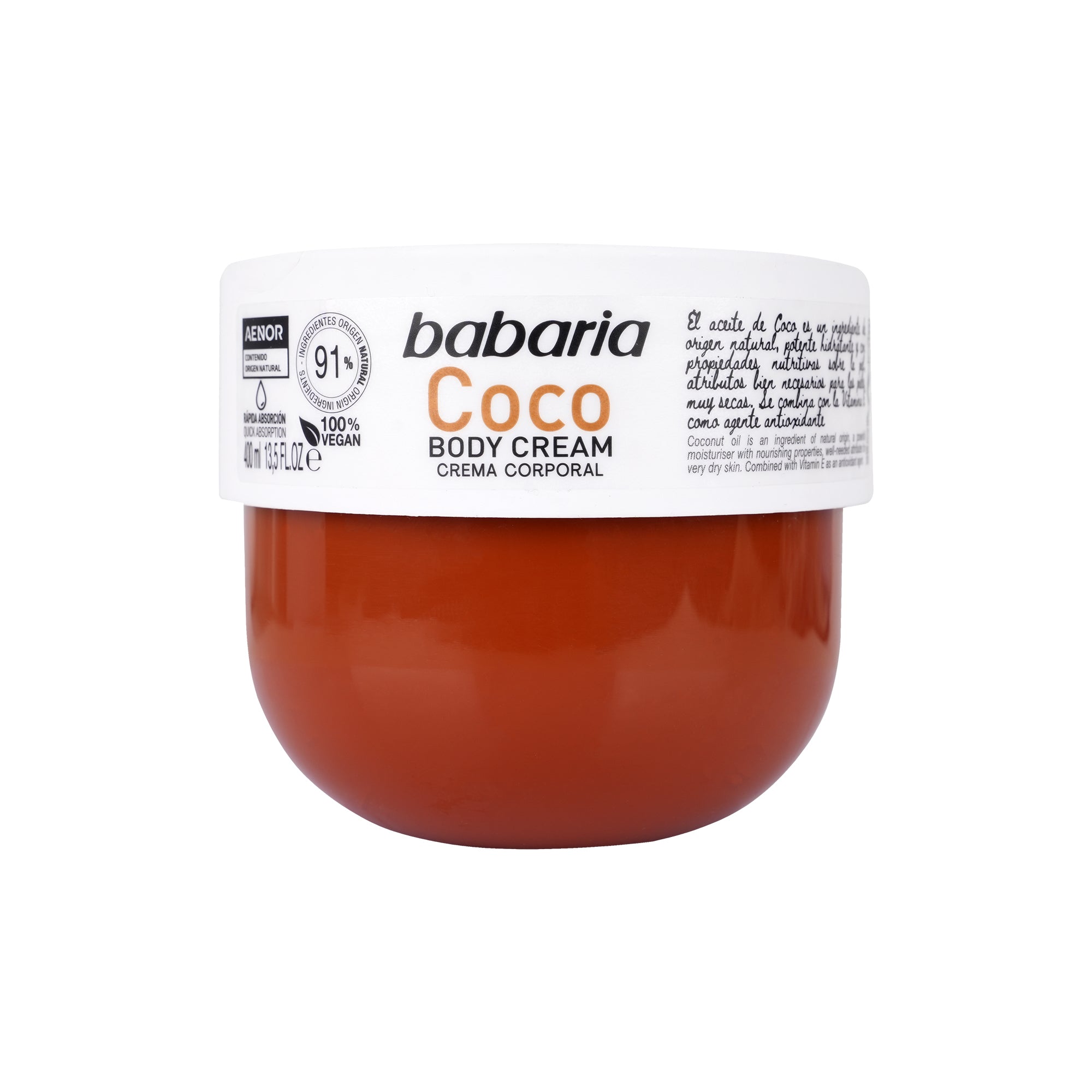 55473-Babaria Body Cream Corporal 400ml-Coco