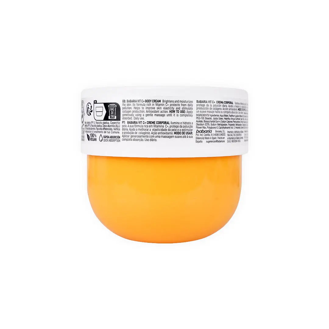 Babaria Vit C+ Body Cream Corporal 400ml