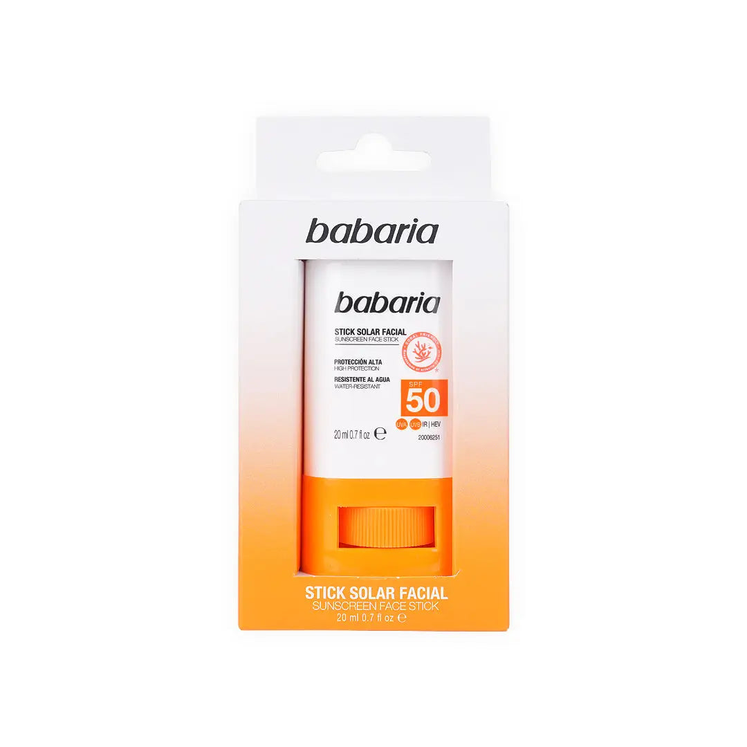 Babaria Stick Solar Facial Sunscreen Spf50+ Face Stick 20ml