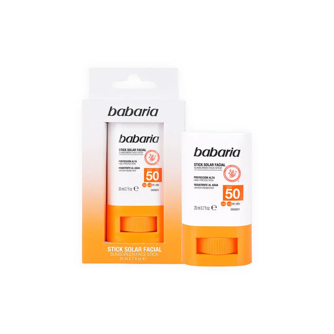 Babaria Stick Solar Facial Sunscreen Spf50+ Face Stick 20ml