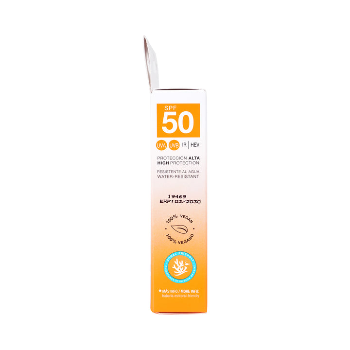 55481-Babaria Stick Solar Facial Sunscreen SPF50+ Face Stick 20ml +4