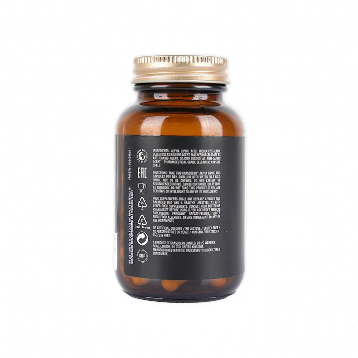 55493-Grassberg Alpha Lipoic Acid 600mg 60 Caps +2