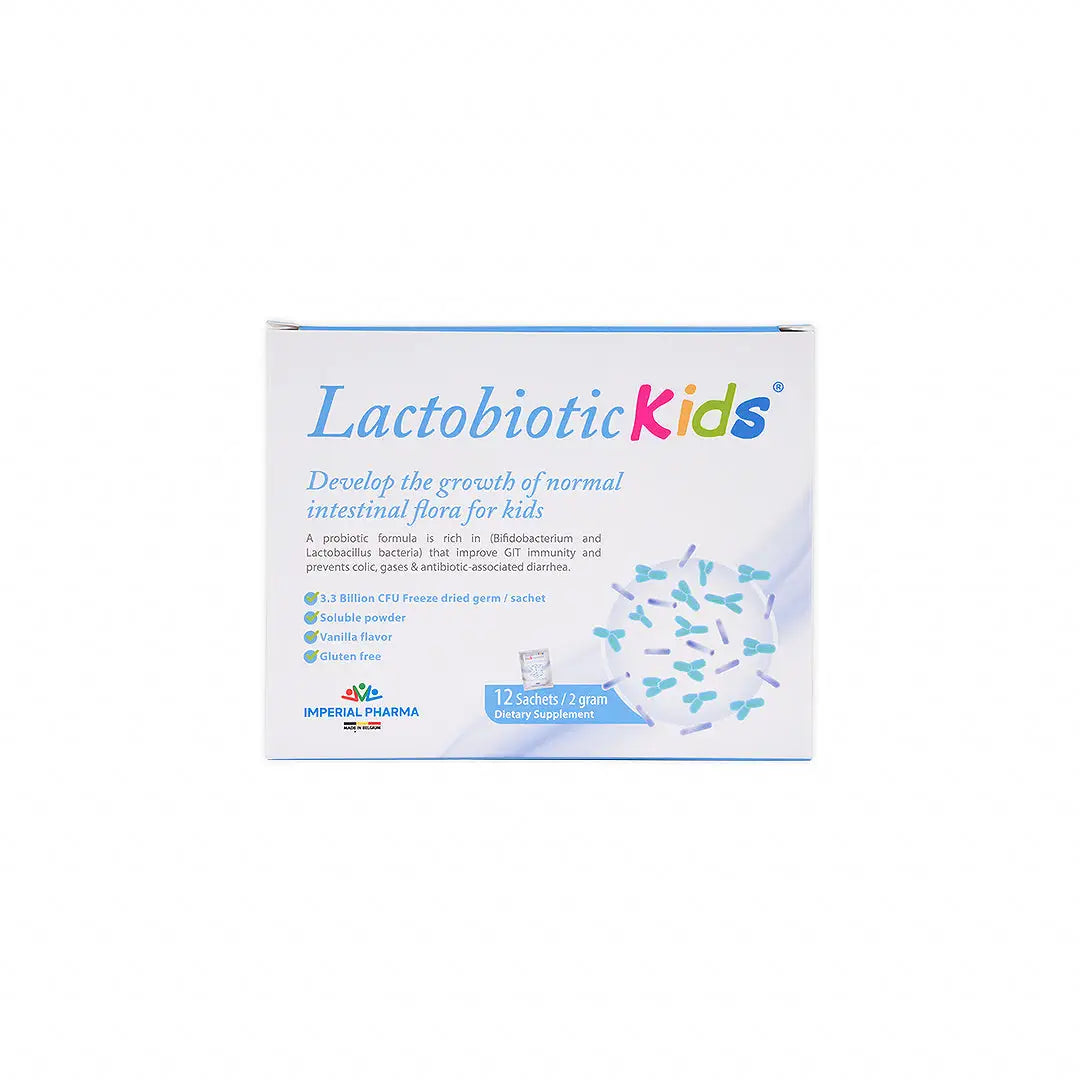 55494-Lactobiotic Kids 12 Sahets/2gram