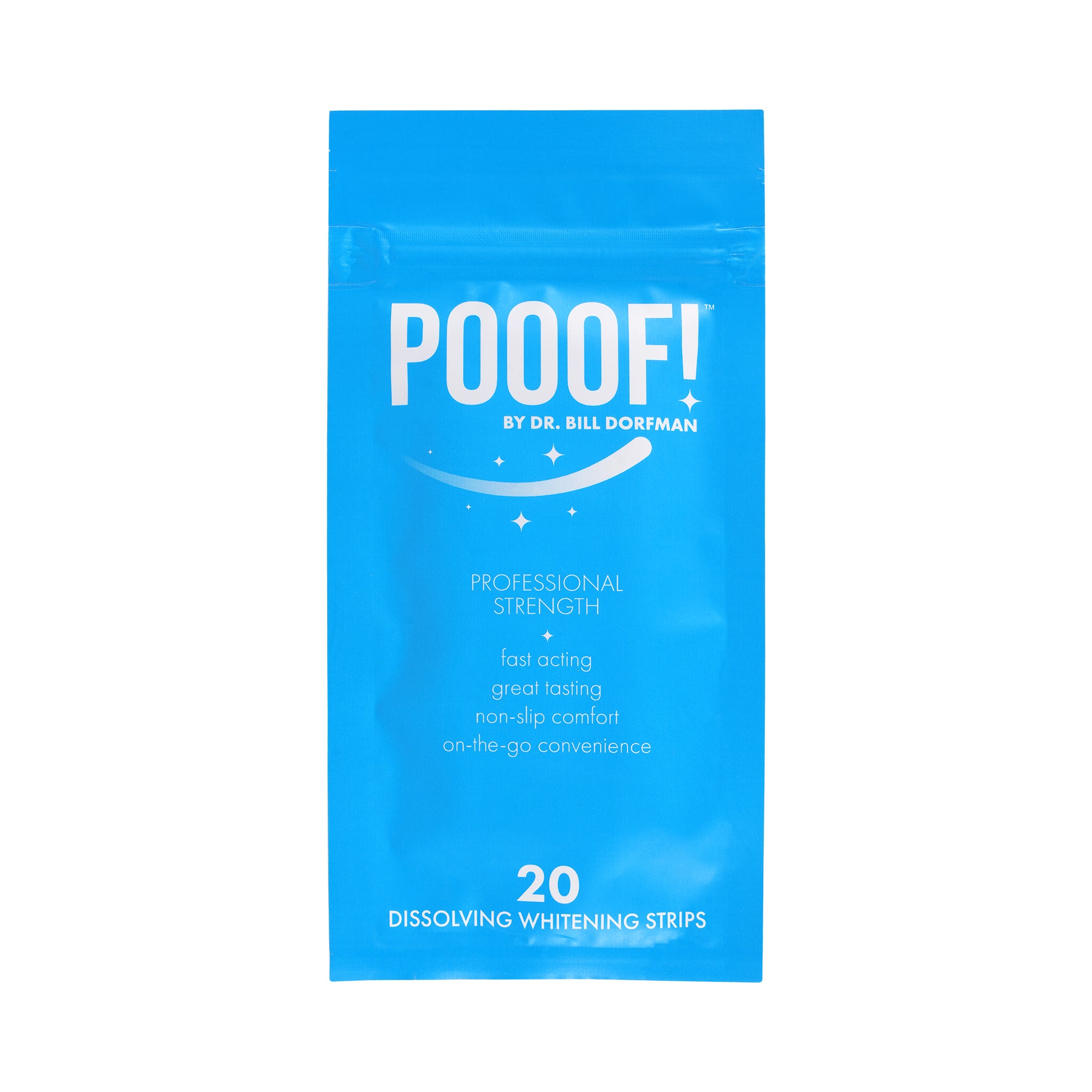 55495-Pooof Dissolving Whitening Strips 20pcs