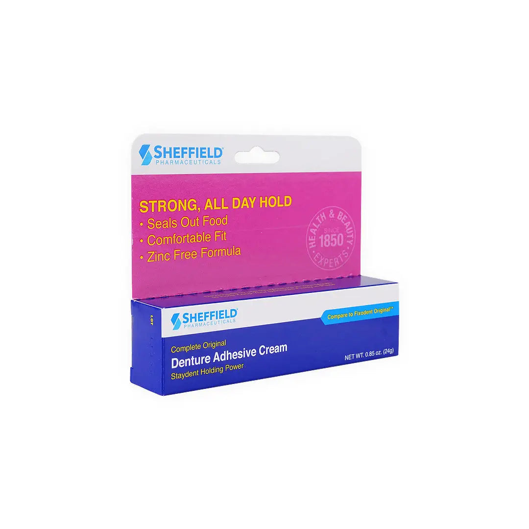 55502-Sheffield Denture Adhesive Cream 24g +1