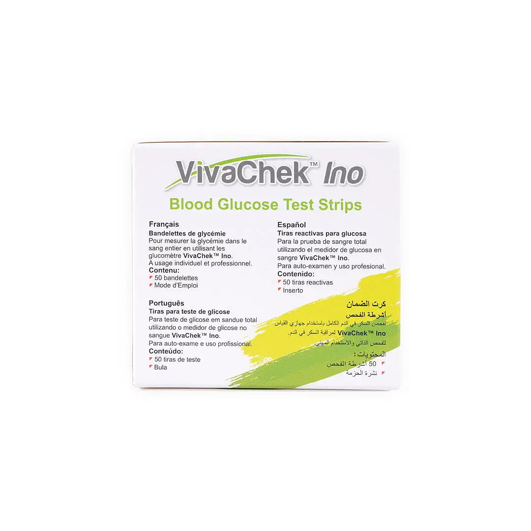 Vivachek Ino Blood Glucose 50 Test Strips