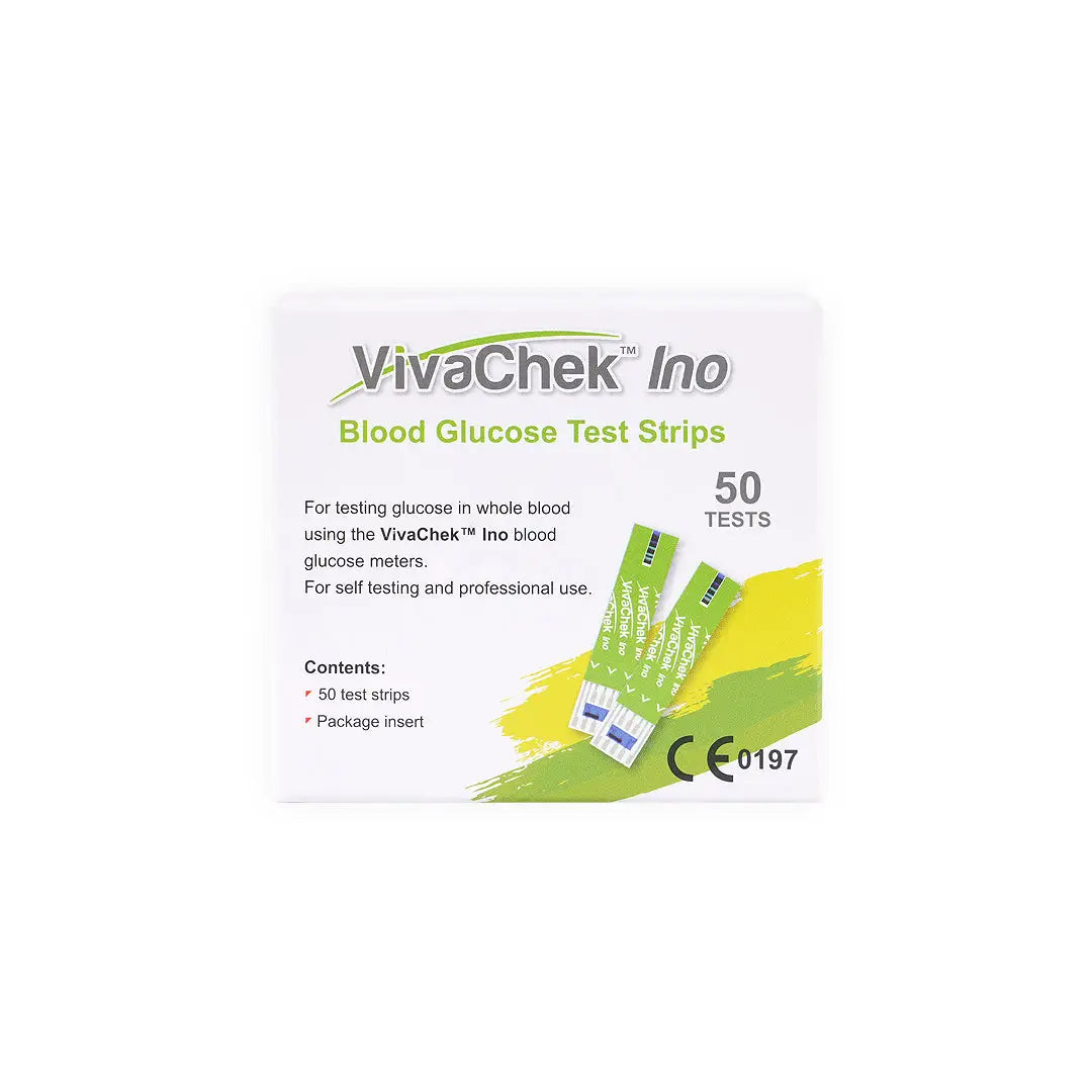 Vivachek Ino Blood Glucose 50 Test Strips