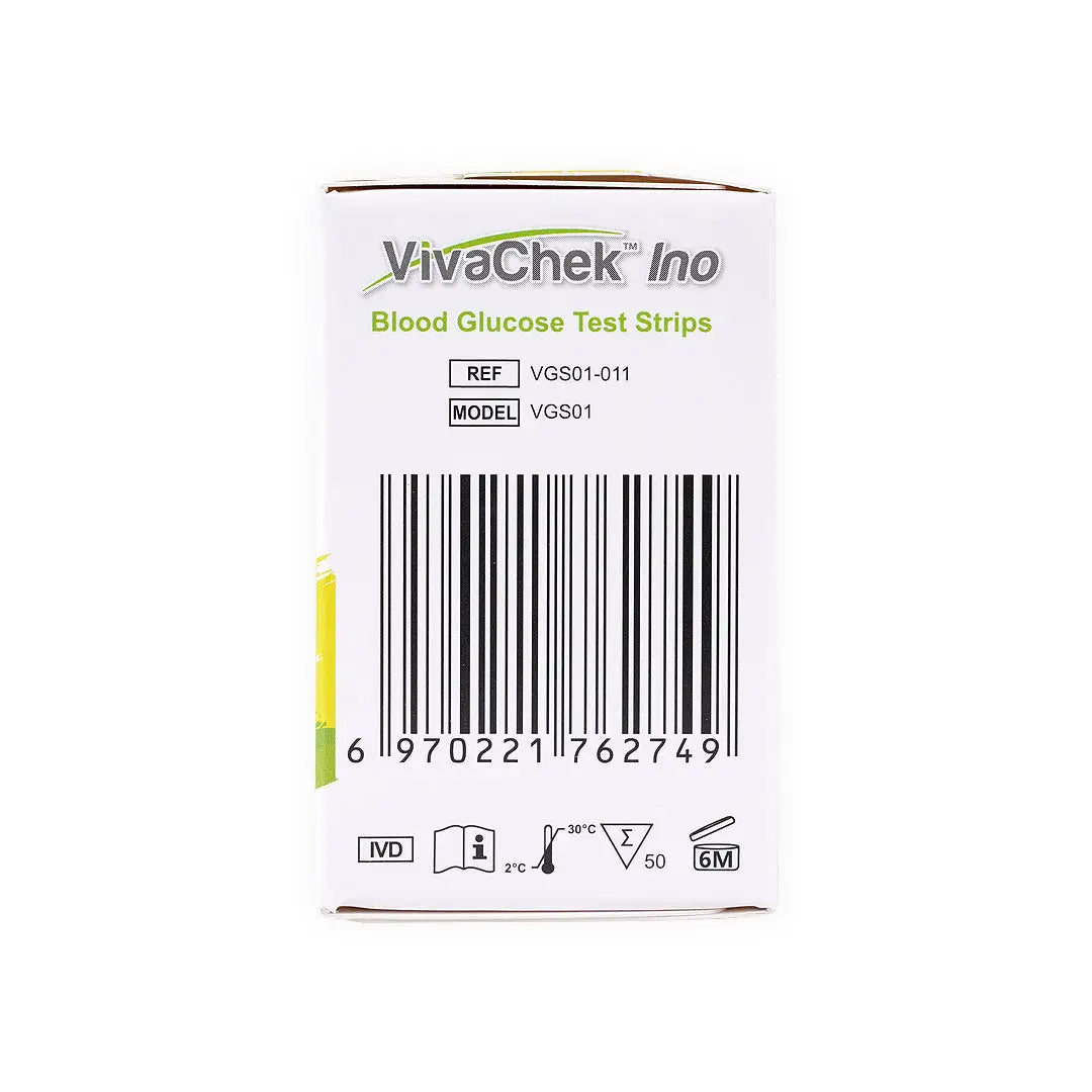 Vivachek Ino Blood Glucose 50 Test Strips