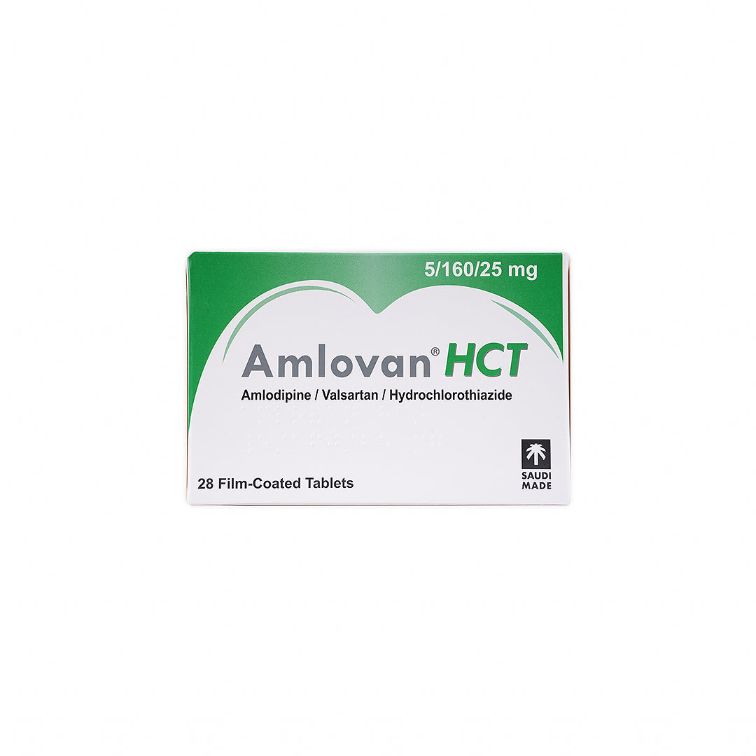 Amlovan HCT 5mg/160mg/25mg 28 Tablets