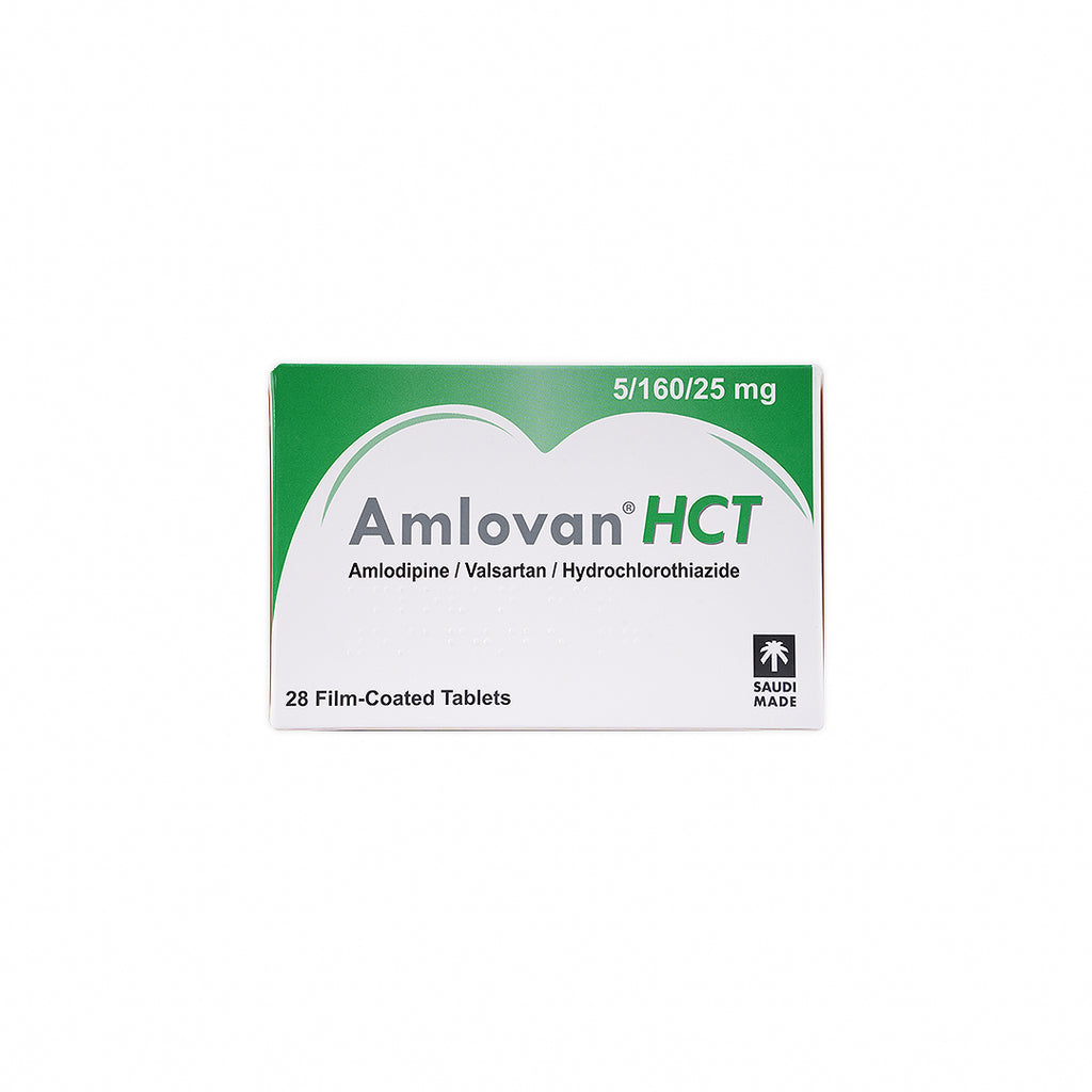 Amlovan HCT 5mg/160mg/25mg 28 Tablets