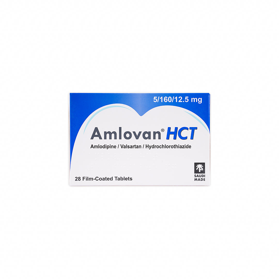 Amlovan HCT 5mg/160mg/12.5mg 28 Tablets