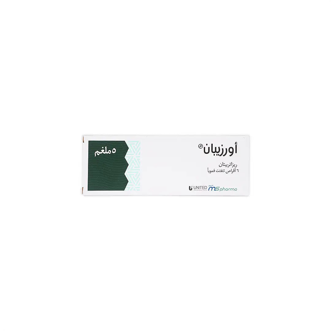 Orziban Rizatriptan 5mg ODT 6Tabs
