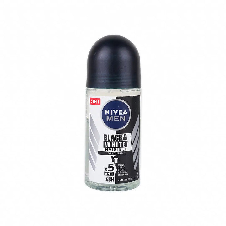 55516-Nivea Men Invisible B&amp;W Deo Roll On 48h 50ml-Original