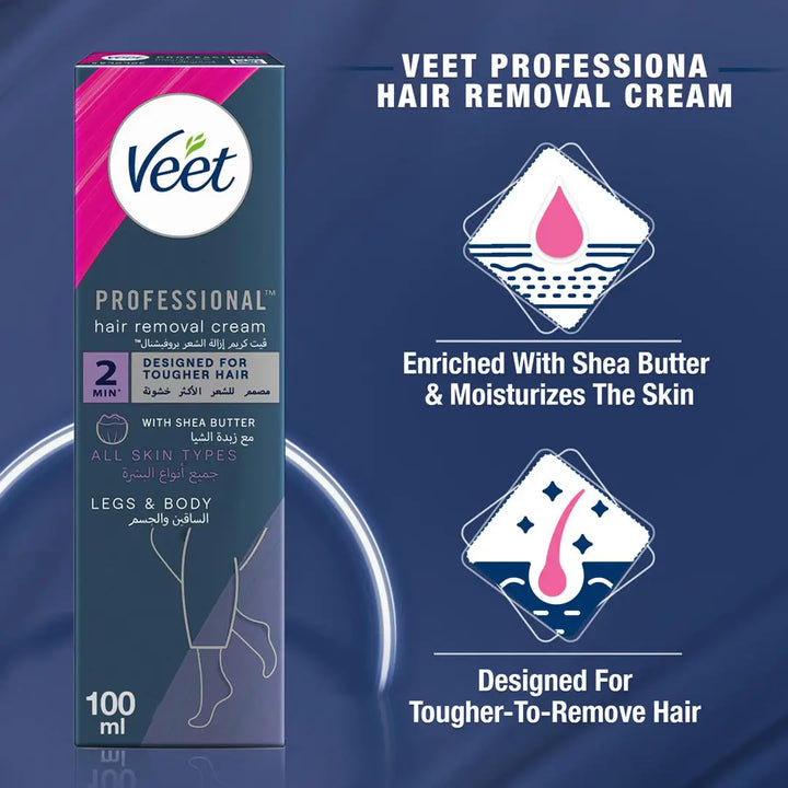 55534-Veet Hair Removal Cream 100ml-Legs &amp; Body +7