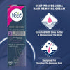 Veet Professional Hair Removal Cream for All Skin Types Bikini & Underarms with Domed Applicator,100g