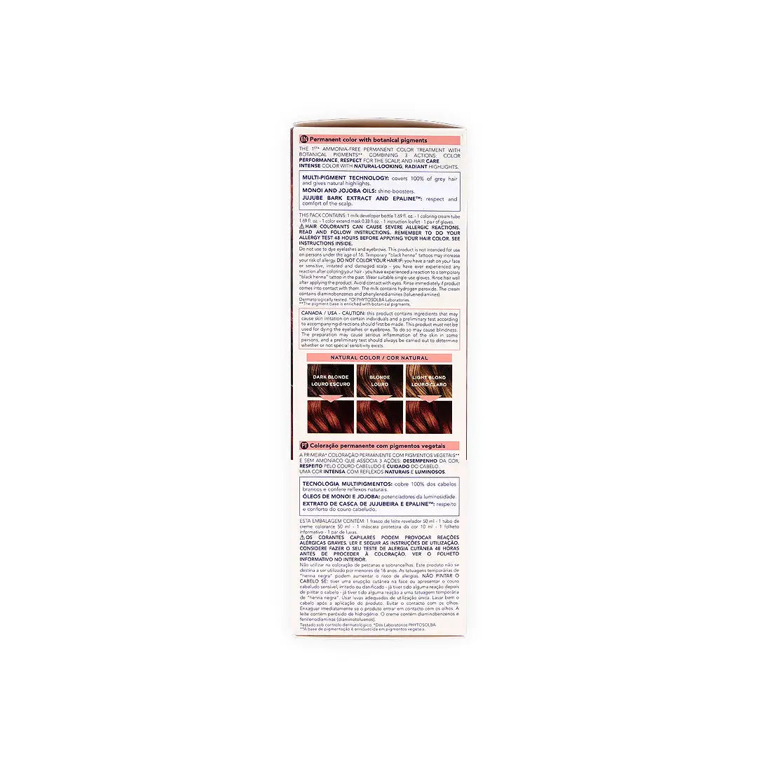 Phyto Permanent Hair Color NO. 6.34 - Dark Copper Blonde